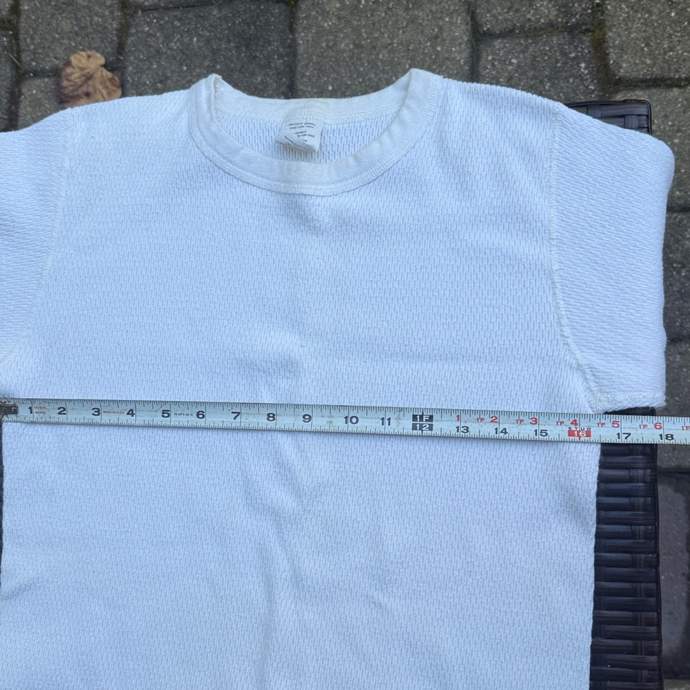 Vintage army heavyweight thermal shirt size M Hemingway apparel 100% cot… - Picture 4 of 8